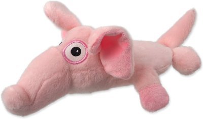 Hračka Dog Fantasy Silent Squeak slon růžový 26cm