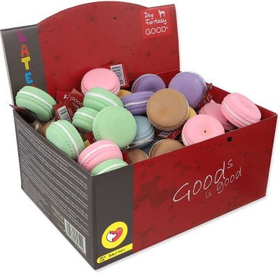 Displej Hračky Dog Fantasy Latex Macaroon set 60ks