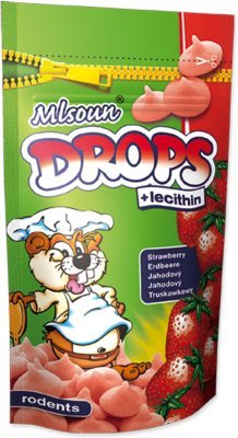 Pochoutka Dafiko Mlsoun jahodové dropsy 50g