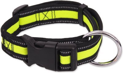 Obojek Dog Fantasy Neoprene L limetka 3,2x39-60cm