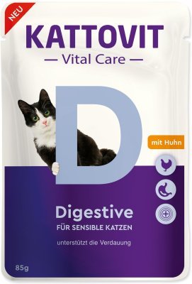 Kapsička Kattovit Vital Care Digestive kuře 85g