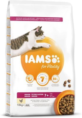 Krmivo IAMS Cat Senior Chicken 10kg