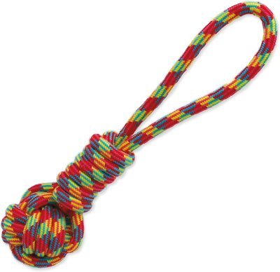 Hračka Dog Fantasy přetahovadlo tenisák házecí 34cm