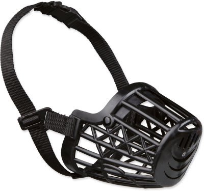 Náhubek Trixie plastový černý S-M 22cm