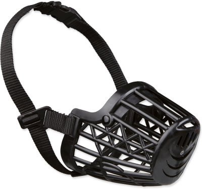 Náhubek Trixie plastový černý L 32cm