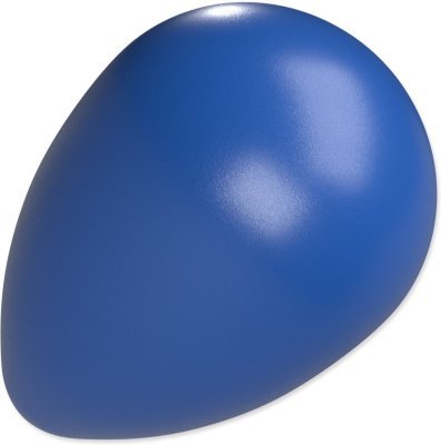 Hračka Dog Fantasy Eggy ball tvar vejce modrá 13x18,5cm