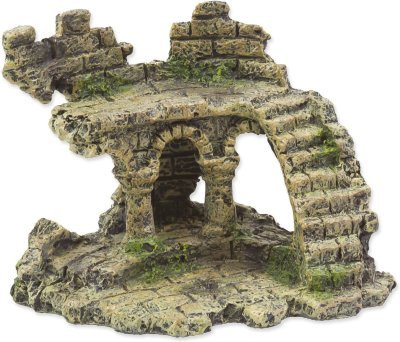 Dekorace Aqua Excellent Zřícenina hradu 13x9,7x9,5cm