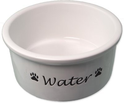 Miska Dog Fantasy keramická bílá Water 15x7cm, 600ml