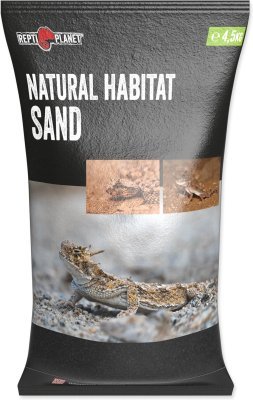 Substrát Repti Planet písek černý 4,5kg