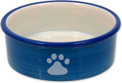 Miska Magic Cat keramická kočičí tlapka modrá 12,5x5cm