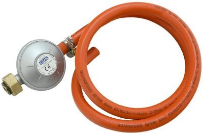 Plynový regulátor tlaku 30mbar EN16129 - sada 0,9m hadice Cattara 13606