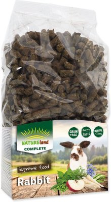 Krmivo Nature Land Complete pro králíky a zakrslé králíky pelety 900g