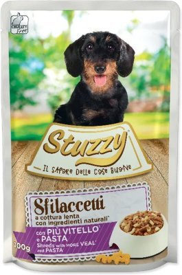 Kapsička STUZZY Speciality telecí s těstovinami 100g