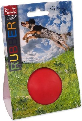 Hračka Dog Fantasy míč gumový házecí červený 6cm