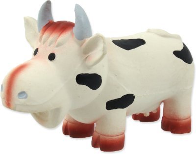 Hračka Dog Fantasy Latex Kráva se zvukem 18cm