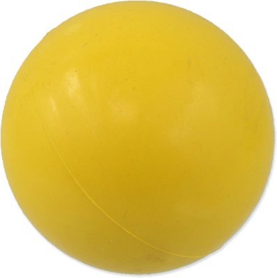Hračka Dog Fantasy míček tvrdý žlutý 7cm