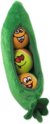 Hračka Dog Fantasy Crazy ball M set míčků pískací ve tvaru lusku 24cm