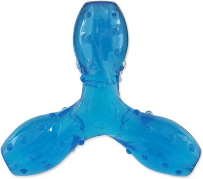 Hračka Dog Fantasy STRONG vrtule s vůní slaniny modrá 15cm