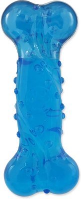 Hračka Dog Fantasy STRONG kost s vůní slaniny modrá 15cm