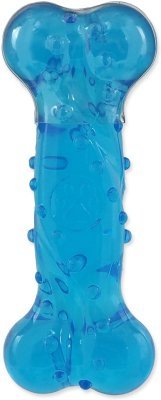 Hračka Dog Fantasy STRONG kost s vůní slaniny modrá 12,5cm
