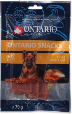 Pochoutka Ontario jehněčí sušené plátky 70g