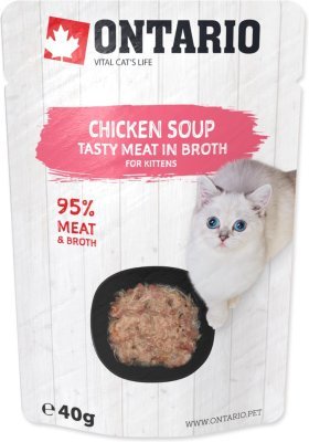 Polévka Ontario Kitten kuře 40g