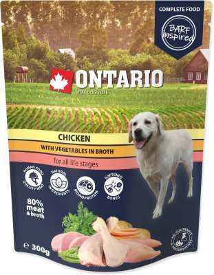 Kapsička Ontario kuře se zeleninou ve vývaru 300g