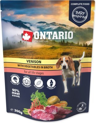 Kapsička Ontario zvěřina se zeleninou ve vývaru 300g