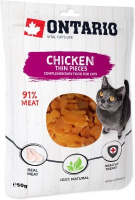 Pochoutka Ontario kuřecí tenké kousky 50g