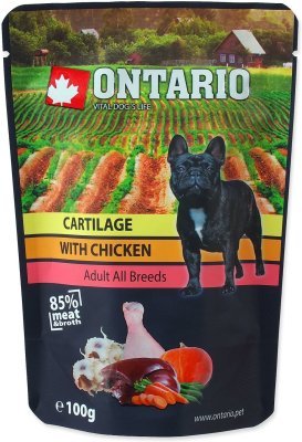 Kapsička Ontario chrupavky s kuřecím ve vývaru 100g