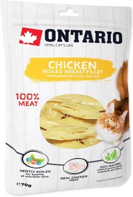 Pochoutka Ontario kuře, vařené prsní filety 70g
