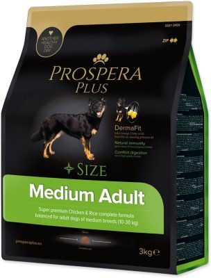 Krmivo Prospera Plus Medium Adult kuře s rýží 3kg