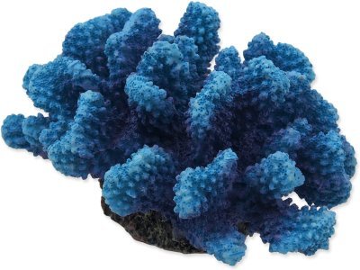 Dekorace Aqua Excellent Mořský Korál modrý 14,5x10,5x7,4cm