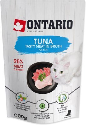 Kapsička Ontario tuňák ve vývaru 80g