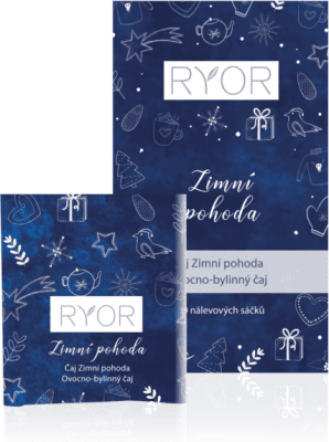 RYOR čaj Zimní pohoda, nálevové sáčky + dáreček 3 vzorečky zdarma