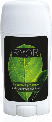 RYOR Deodorant pro muže s 48hodinový účinkem + dáreček 3 vzorečky zdarma