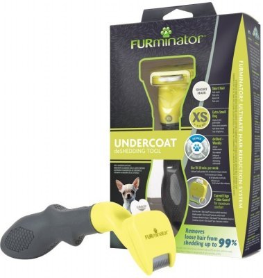 FURminator vyčesávací hrablo pro krátkosrsté psy velmi malých plemen
