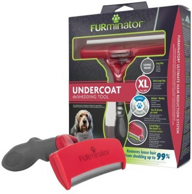 FURminator vyčesávací hrablo pro dlouhosrsté psy obřích plemen