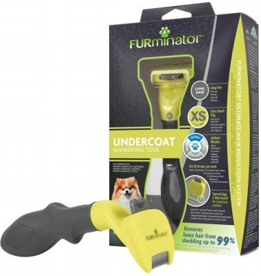 FURminator vyčesávací hrablo pro dlouhosrsté psy velmi malých plemen