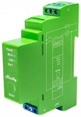 Shelly Pro Dimmer 1PM - stmívací modul, Wi-Fi, LAN, Bluetooth