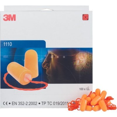 3M 1110 špunty do uší 35 dB pro jedno použití - 100 párů