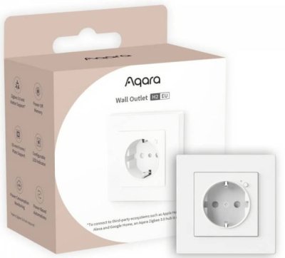 Aqara Wall Outlet H2 EU - podomítková zásuvka, Zigbee