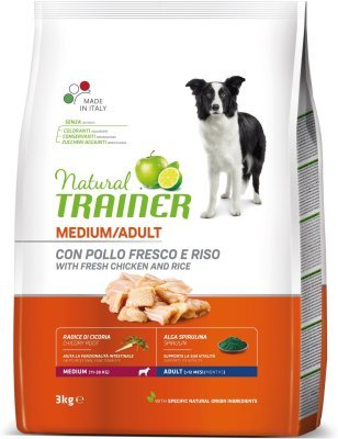 TRAINER Natural Medium Adult čerstvé kuře 3kg