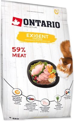 Krmivo Ontario Cat Exigent 2kg