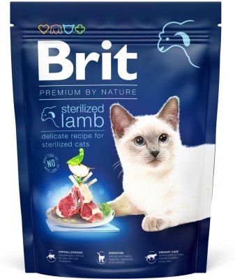 Brit Premium by Nature Cat Sterilized Lamb 300 g