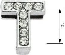 Navlékací písmenka T 12 mm