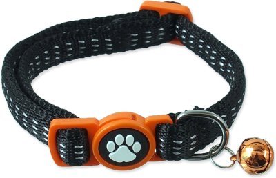 Obojek Magic Cat Nylon XS černý 1x19-31cm