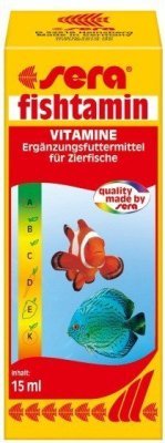 Sera multivitamínový preparát pro akvarijní ryby Fishtamin 15ml