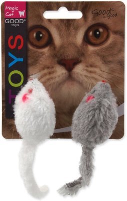 Hračka Magic Cat myšky chrastící s catnip 11cm 2ks