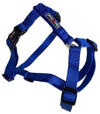 Postroj GIMB Nylon H 1,0x33-44cm modrý